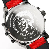  Shop Authentic Diesel Mr Daddy 2.0 Chronograph Grey Dial Red Rubber Strap Watch For Men - DZ7423 - Luxxuri