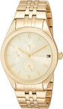 Shop Authentic Tommy Hilfiger Monica Quartz Gold Dial Gold Steel Strap Watch For Women - 1782592 - Luxxuri