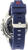  Shop Authentic Tommy Hilfiger Nolan Chronograph Blue Dial Blue Rubber Strap Watch for Men - 1791142 - Luxxuri