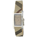  Shop Authentic Burberry The Pioneer Grey Dial Leather Strap Watch for Women - BU9504 - Luxxuri