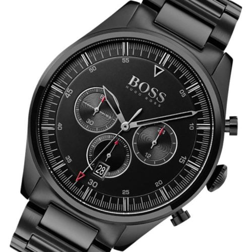  Shop Authentic Hugo Boss Pioneer Black Dial Black Steel Strap Watch for Men - 1513714 - Luxxuri