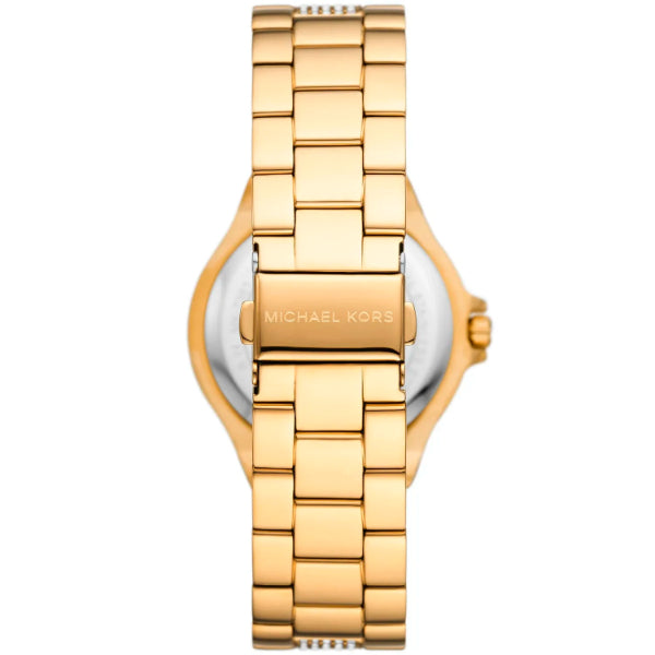  Shop Authentic Michael Kors Lennox Three Hand Silver Dial Gold Steel Strap Watch For Women - MK7391 - Luxxuri