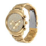  Shop Authentic Michael Kors Janelle Chronograph Gold Dial Gold Steel Strap Watch For Men - MK8995 - Luxxuri