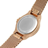  Shop Authentic Michael Kors Lennox Three Hand Rose Gold Dial Rose Gold Mesh Strap Watch For Women - MK7336 - Luxxuri