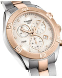  Shop Authentic Tissot PR 100 Sport Chic Chronograph Diamonds Mother of Pearl Dial Two Tone Steel Strap Watch for Women - T101.917.22.116.00 - Luxxuri