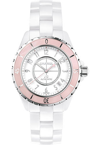  Shop Authentic Chanel J12 Quartz Diamonds Ceramic White Dial White Steel Strap Watch for Women - J12 H4466 - Luxxuri