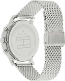  Shop Authentic Tommy Hilfiger Chronograph Black Dial Silver Mesh Bracelet Watch for Men - 1791292 - Luxxuri