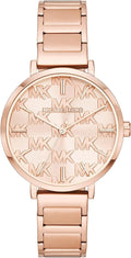  Shop Authentic Michael Kors Addyson Quartz Rose Gold Dial Rose Gold Steel Strap Watch for Women - MK4713 - Luxxuri