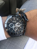  Shop Authentic Hugo Boss Ikon Chronograph Black Dial Black Steel Strap Watch for Men - 1512961 - Luxxuri