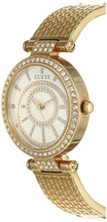  Shop Authentic Guess Muse Quartz Silver Dial Rose Gold Steel Strap Watch For Women - W1008L3 - Luxxuri