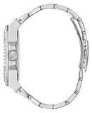 Shop Authentic Guess Zeus Multifunction Diamonds Silver Dial Silver Steel Strap Watch for Men - GW0209G1 - Luxxuri