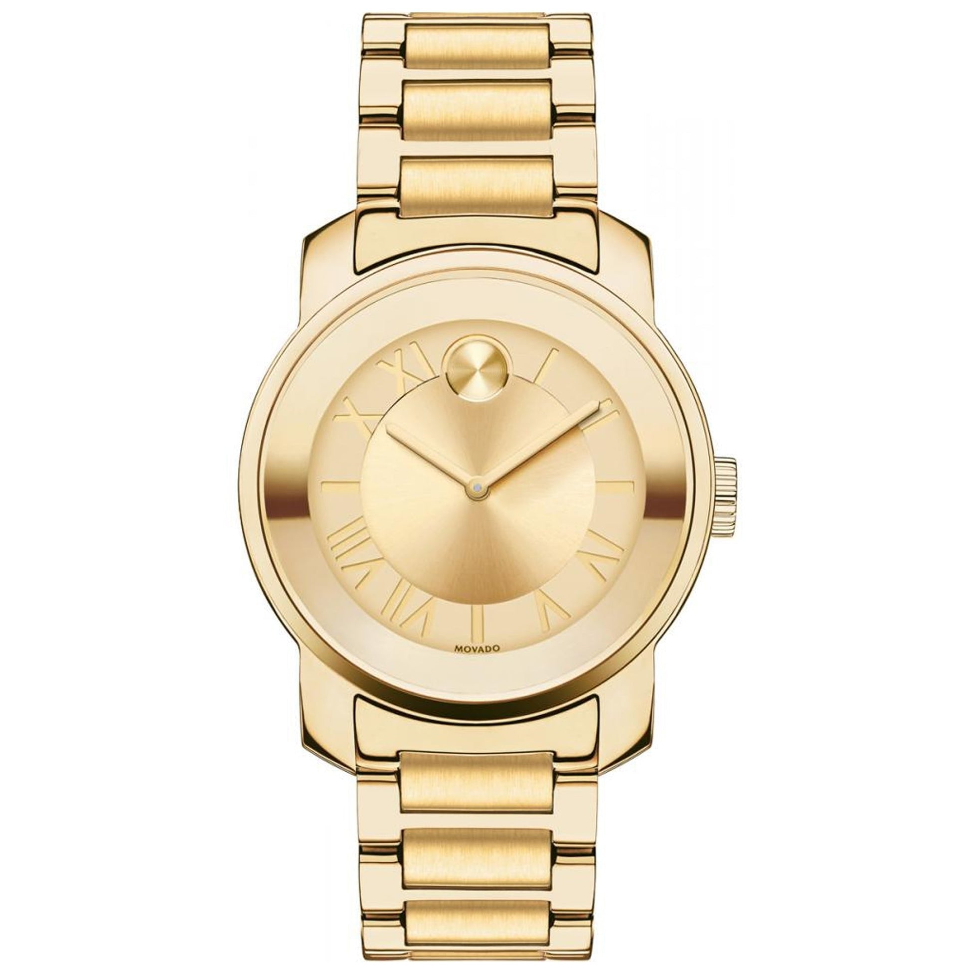  Shop Authentic Movado Bold Gold Dial Gold Steel Strap Watch for Women - 3600323 - Luxxuri