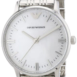  Shop Authentic Emporio Armani Classic Quartz Mother of Pearl Dial Silver Steel Strap Watch For Women - AR1602 - Luxxuri