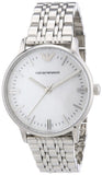  Shop Authentic Emporio Armani Classic Quartz Mother of Pearl Dial Silver Steel Strap Watch For Women - AR1602 - Luxxuri