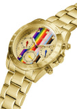  Shop Authentic Guess Eclipse Multifunction Gold Dial Gold Steel Strap Watch for Women - GW0433L1 - Luxxuri