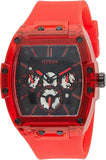  Shop Authentic Guess Phoenix Multifunction Black Dial Red Rubber Strap Watch for Men - GW0203G5 - Luxxuri