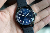  Shop Authentic IWC Pilot’s Watch Mark XVIII Edition “Laureus Sport for Good Foundation" Blue Dial Black Nylon Strap Watch for Men - IW324703 - Luxxuri