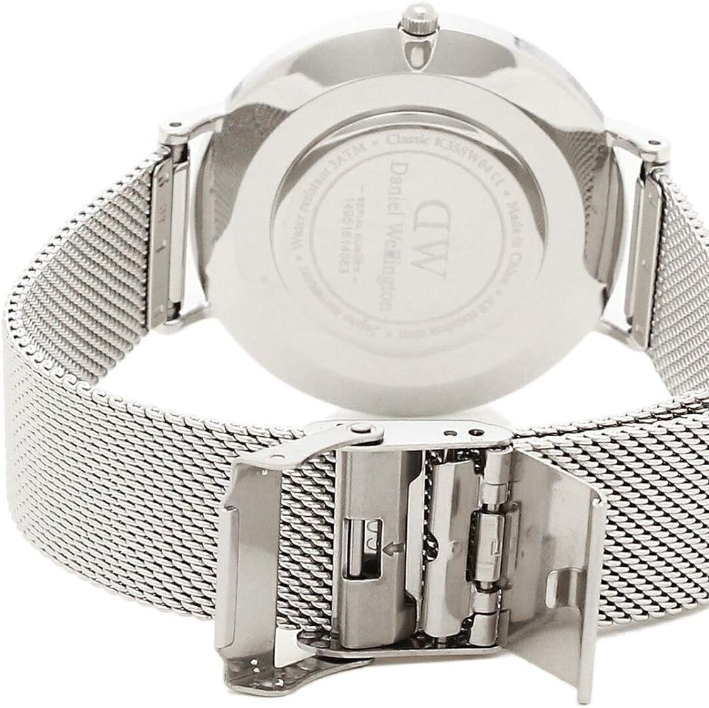  Shop Authentic Daniel Wellington Petite Sterling Quartz White Dial Silver Mesh Bracelet Watch For Men - DW00100306 - Luxxuri
