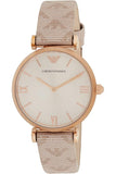  Shop Authentic Emporio Armani Kappa Quartz Rose Gold Dial Pink Leather Strap Watch For Women - AR11010 - Luxxuri