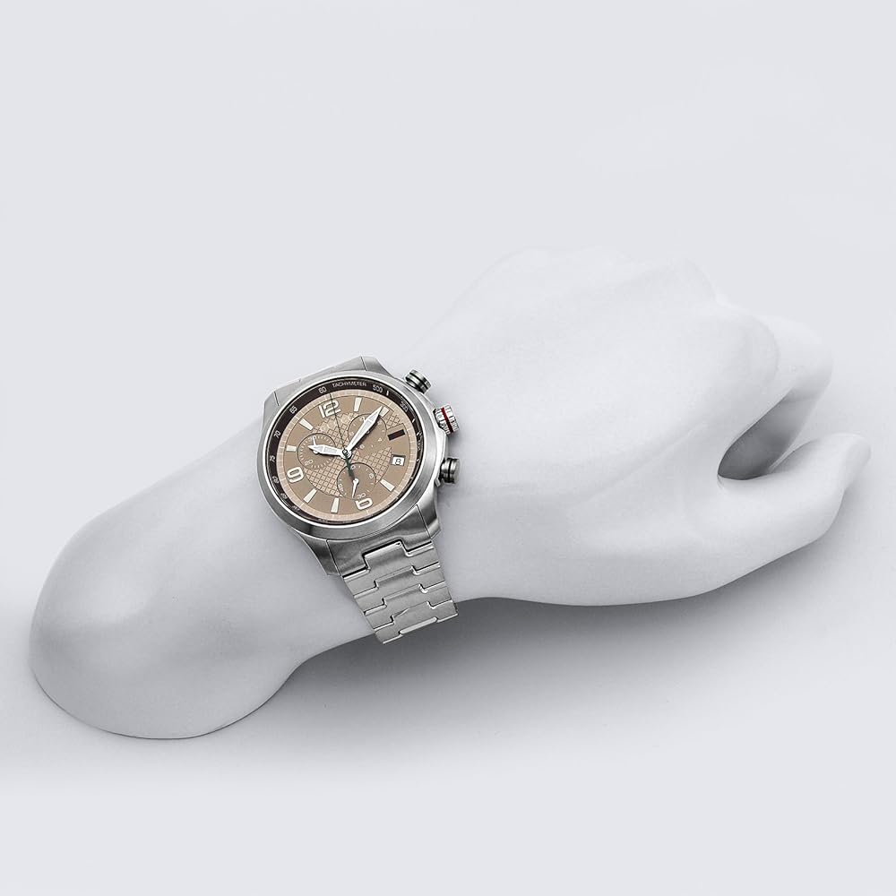  Shop Authentic Gucci G Timeless Brown Dial Silver Steel Strap Watch For Men - YA126248 - Luxxuri
