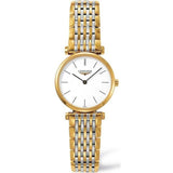  Shop Authentic Longines La Grande Classique White Dial Two Tone Mesh Bracelet Watch for Women - L4.209.2.12.7 - Luxxuri