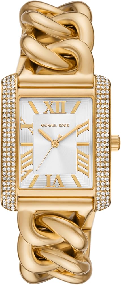  Shop Authentic Michael Kors Emery Three Hand Silver Dial Gold Steel Strap Watch For Women - Mk7300 - Luxxuri