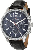  Shop Authentic Tommy Hilfiger Gavin Blue Dial Blue Leather Strap Watch for Men - 1791468 - Luxxuri