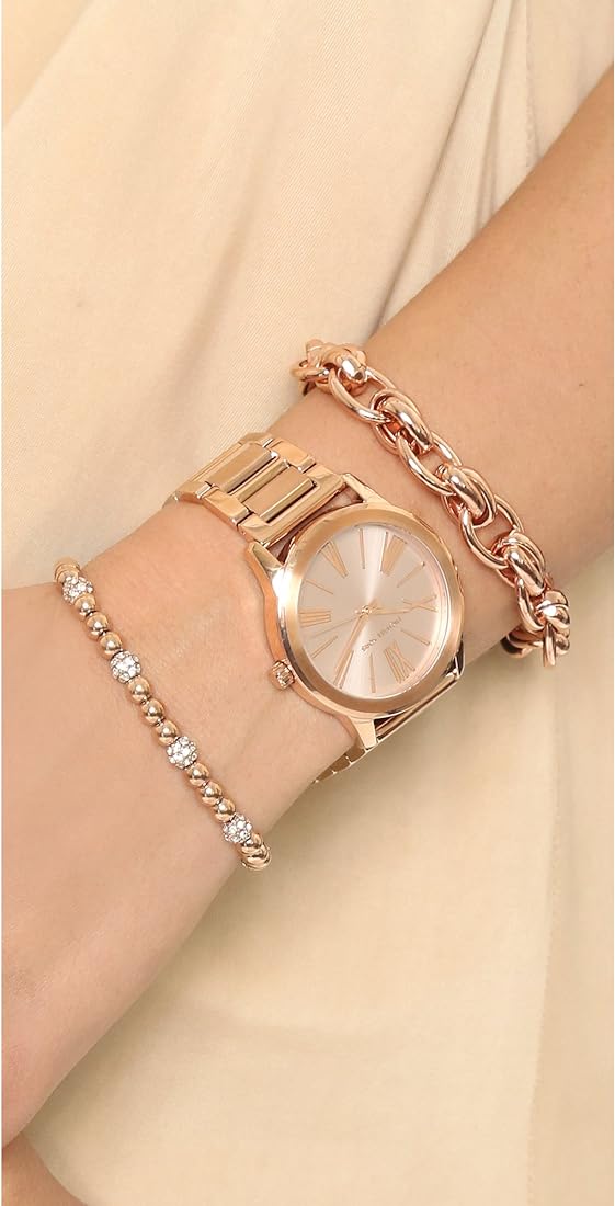  Shop Authentic Michael Kors Hartman Rose Gold Dial Rose Gold Steel Strap Watch For Women - MK3491 - Luxxuri