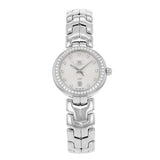  Shop Authentic Tag Heuer Link Diamonds Silver Dial Silver Steel Strap Watch for Women - WAT1414.BA0954 - Luxxuri
