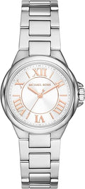  Shop Authentic Michael Kors Camille Three Hand Silver Dial Silver Steel Strap Watch For Women - MK7259 - Luxxuri