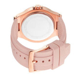  Shop Authentic Michael Kors Lennox Three-Hand Analog White Dial Pink Silicone Strap Watch For Women - MK7334 - Luxxuri