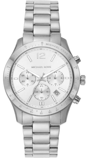  Shop Authentic Michael Kors Berkley Chronograph Silver Dial Silver Steel Strap Watch For Women - MK7413 - Luxxuri