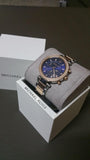  Shop Authentic Michael Kors Parker Blue Dial Two Tone Steel Strap Watch for Women - MK6141 - Luxxuri