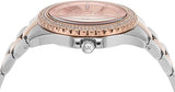  Shop Authentic Michael Kors Everest Three Hand Rose Gold Dial Two Tone Steel Strap Watch For Women - MK7402 - Luxxuri