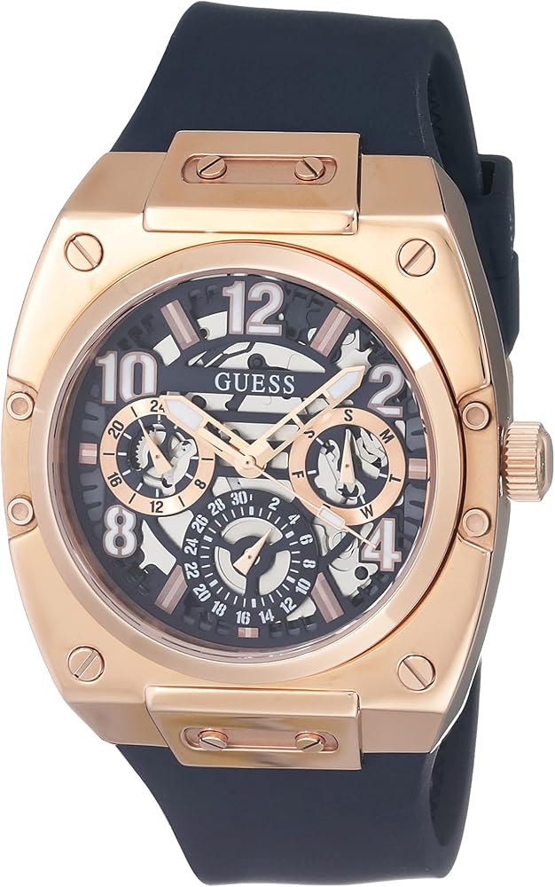  Shop Authentic Guess Prodigy Multifunction Navy Blue Dial Blue Silicone Strap Watch For Men - GW0569G3 - Luxxuri