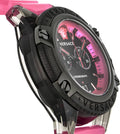  Shop Authentic Versace Icon Active Chronograph Quartz Black Dial Pink Rubber Strap Watch For Men - VEZ700221 - Luxxuri