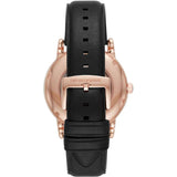  Shop Authentic Emporio Armani Luigi Automatic Silver Dial Black Leather Strap Watch For Men - AR60013 - Luxxuri