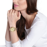  Shop Authentic Michael Kors Bradshaw Gold Dial Gold Steel Strap Watch for Women - MK5798 - Luxxuri