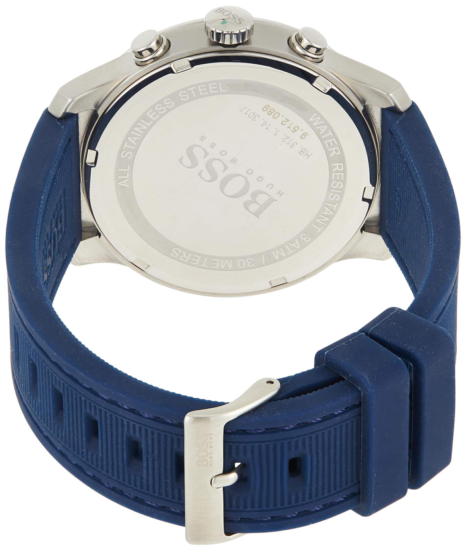  Shop Authentic Hugo Boss Professional Chronograph Blue Dial Blue Silicone Strap Watch for Men - 1513526 - Luxxuri