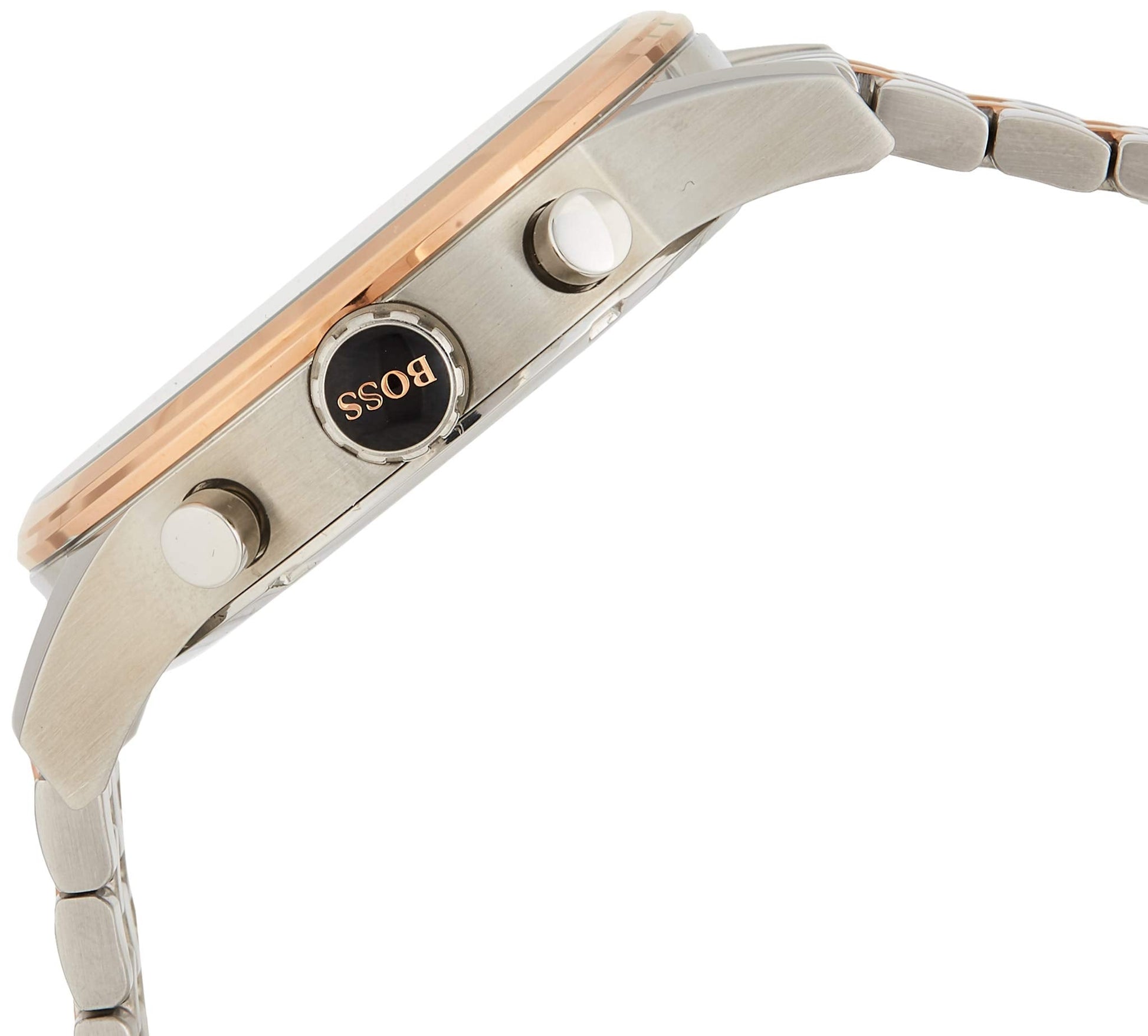  Shop Authentic Hugo Boss Jet Silver Dial Two Tone Steel Strap Watch for Men - 1513385 - Luxxuri