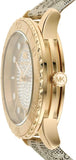  Shop Authentic Michael Kors Runway Three Hand Quartz Gold Dial Brown Leather Strap Watch For Women - MK6999 - Luxxuri