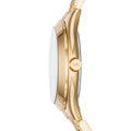 Michael Kors Mini Slim Runway Rose Gold Dial Two Tone Steel Strap Watch for Women - MK3650