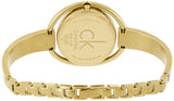  Shop Authentic Calvin Klein Impetuous White Dial Gold Steel Strap Watch for Women - K4F2N516 - Luxxuri