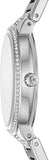  Shop Authentic Michael Kors Gabbi Quartz Crystals Silver Dial Silver Steel Strap Watch For Women - MK3984 - Luxxuri