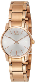  Shop Authentic Calvin Klein City White Mother of Pearl Dial Rose Gold Steel Strap Watch for Women - K2G23646 - Luxxuri
