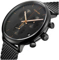  Shop Authentic Calvin Klein High Noon Black Dial Black Mesh Bracelet Watch for Women - K8M27421 - Luxxuri
