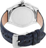  Shop Authentic Michael Kors Benning Three Hand Silver Dial Blue Leather Strap Watch For Men - MK8930 - Luxxuri