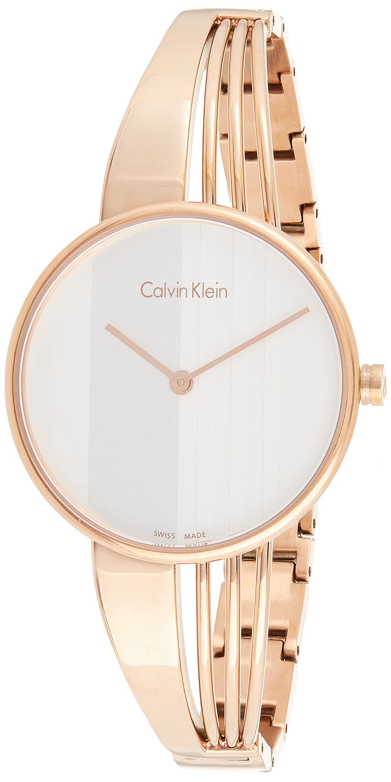  Shop Authentic Calvin Klein Drift White Dial Rose Gold Steel Strap Watch for Women - K6S2N616 - Luxxuri