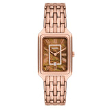  Shop Authentic Fossil Raquel Three Hand Date Brown Dial Rose Gold Steel Strap Watch For Women - ES5323 - Luxxuri
