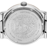  Shop Authentic Versace Greca Quartz White Dial Two Tone Steel Strap Watch For Women - VEVH01020 - Luxxuri